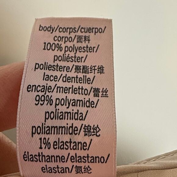 Victoria’s Secret Robe M/L Ivory Lace Trim Floral Embroidered Kimono Wrap Lounge - Picture 6 of 8